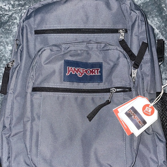 Jansport Big Student Deep Gray Backpack - Picture 1 of 6